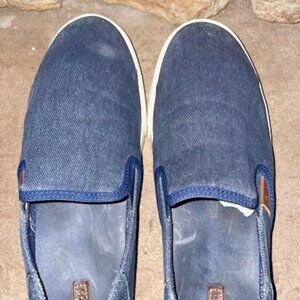 OluKai Denim Slip On Sneakers